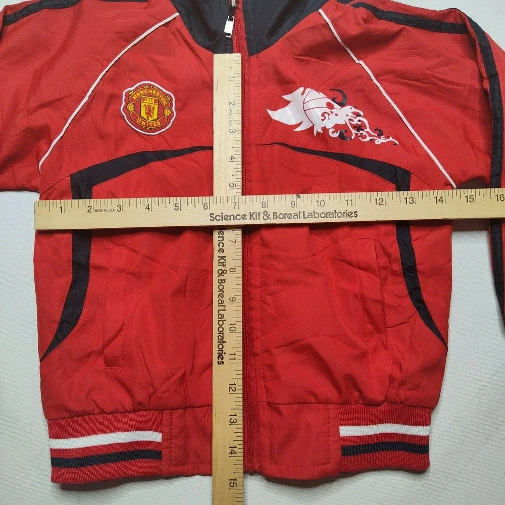 Manchester United SCR Sportswear Youth 2XL Reversible Red to Black Track Jacket‎